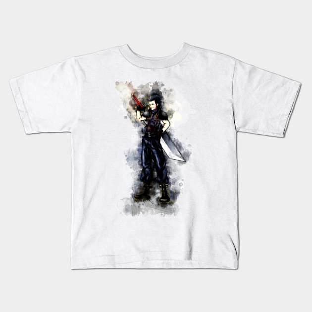 Zack - Crisis Core Final Fantasy VII Kids T-Shirt by Stylizing4You